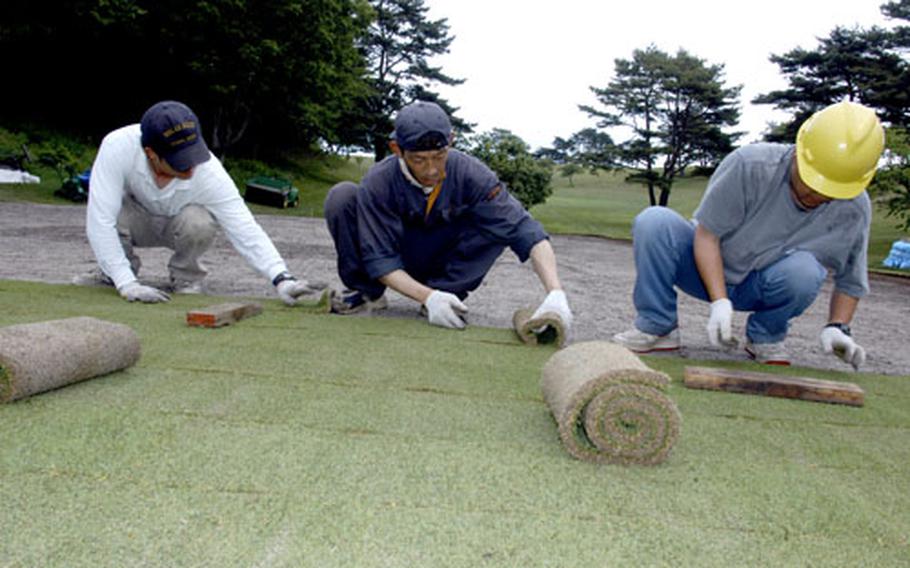 No. 10 hole at Misawa course getting a facelift Stars and Stripes